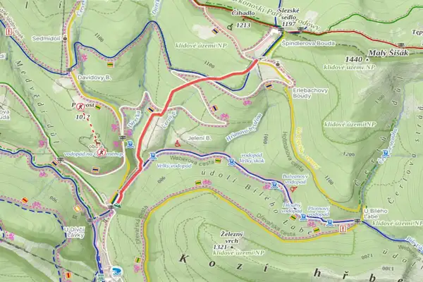 sleetjesbaan in Spindleruv Mlyn